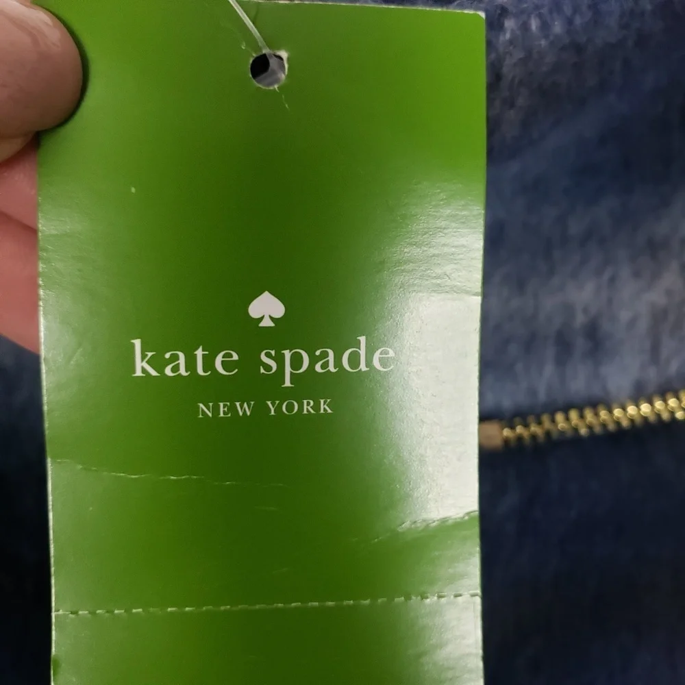Kate Spade Mini Skirt Zipper Pockets  Poetcore Preppy 2016  J3